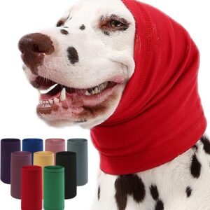 Dog Calming Hoodie Quiet Head Cover Sleeves Anxiety Relief/Noise Protection - Grooming - Thunder - Fireworks