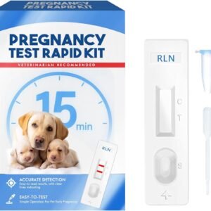 Dog Pregnancy Test Kit, Fast and Accurate Early Detection at Home, Test Strips for Dogs and Cats, Easy to Use with Reliable Results