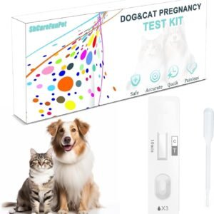 Dog Pregnancy Test kit at Home, Dog Urine Test, 10-15 Minutes to Obtain Test Results, Accuracy Rate of Over 98.8%, Painless, Accurate and Quick