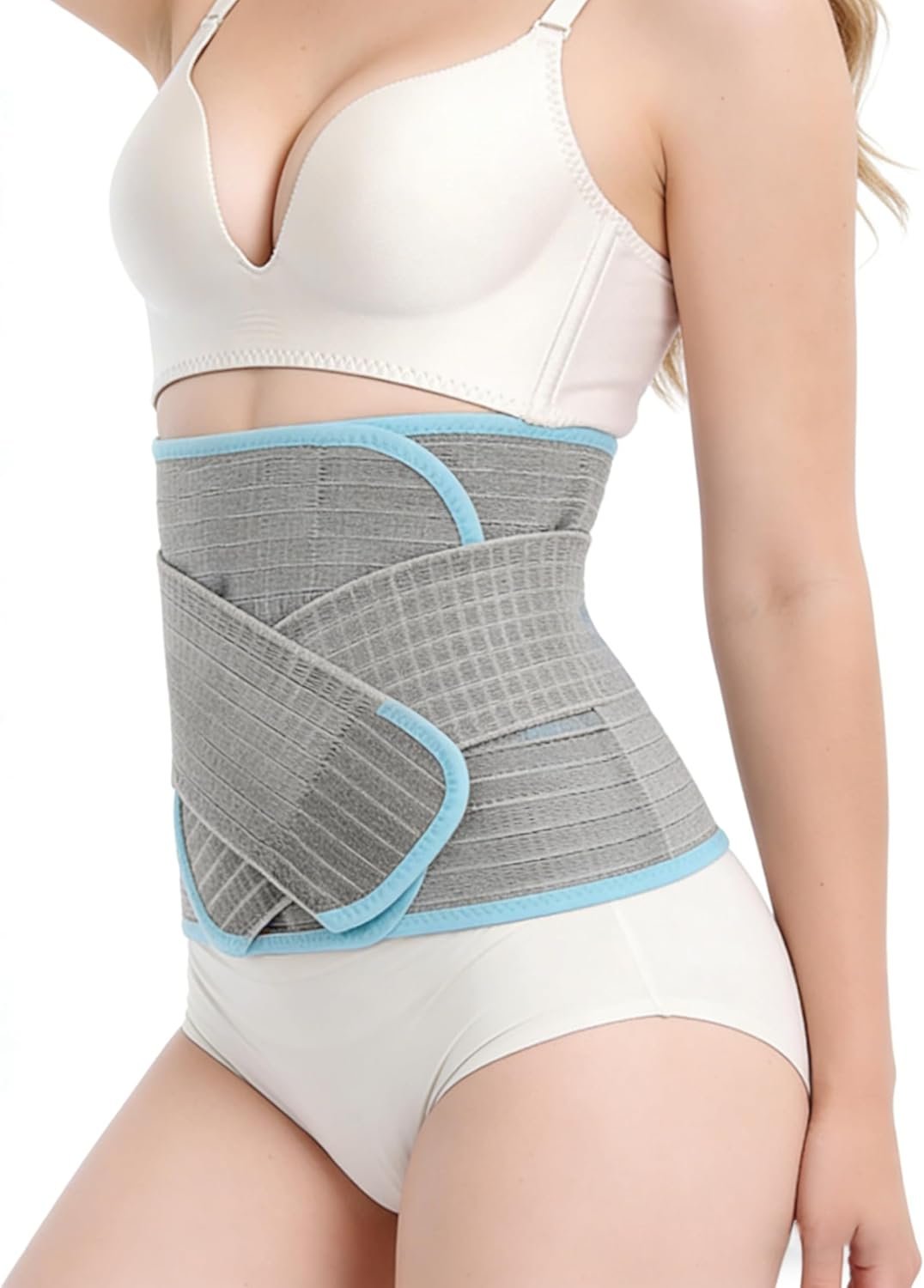 Dr.isla 4-in-1 Postpartum Belly Band,Abdominal Binder for C-Section &Post Surgery Recovery for tummy tuck&Hysterectomy
