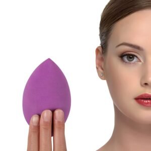 EXTRA LARGE 11CM Make Up Beauty Sponges Blender BIG for Face & BODY (1x Small 1x Large) -With 2 Sponge Holder- FASTER FLAWLESS APPLICATION for Foundation/Fake Tan/Powder/Blending/Setting/