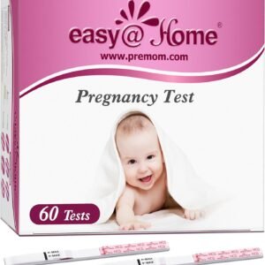 Easy@Home 60 Pregnancy Tests: Early Detection Precise Results Pregnancy Test Strips - Bulk Pregnancy Strips - 60 hCG Test Strips