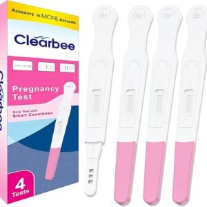 Fake Prank Joke Pregnancy Test Always Positive - April Fool's Day Practical Joke, Prank, Gag, False Pregancy Test Kit, 4 Pack Pink