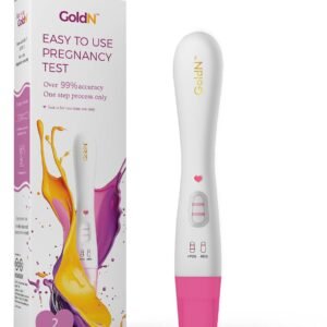 GoldN™ Early Detection Pregnancy Test for Women – HCG Midstream Kit | 99% Accurate & Easy-to-Use | Fast Results with Pink Heart Indicator | Mess-Free, FDA-Approved, Discreet Strips | 2 Tests