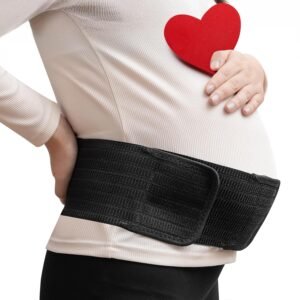 HAB Smart 3 in 1 Pregnancy Support Belt - Compression Belly Bands for Pregnant Women, Maternity Support Belt for Back/Pelvic/Hip Pain, Ultimate Comfort in Pregnancy (Black, XL-3XL)
