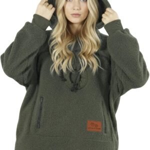 Hoodie with Pet Pouch - Long Sleeve - Women Solid Color Pet Carrier Sweatshirt Big Pocket | for Outdoor Walking