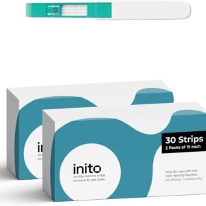Inito Fertility Test Strips | Pack of 30 | Compatible only with Inito Fertility Monitor | Compatible with iPhone Models only