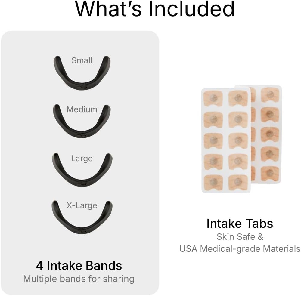 Intake Breathing Magnetic Nasal Strips Starter Kit (15 Count, Black) - Boost Oxygen Intake, Reduce Snoring, Improve Sleep Quality - Sweat Resistant, Nasal Strips - Extra Strength Snoring Solution - Image 2