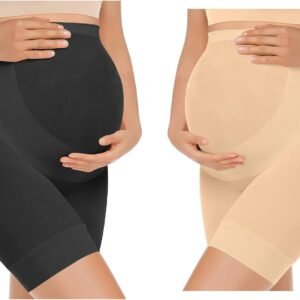KIM S Shape Your Bump Seamless Maternity Shapewear for Dress, Pregnancy Underwear Prevent Chafing Belly Support
