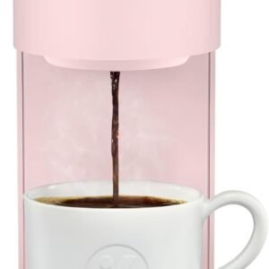 Keurig K-Mini Single Serve K-Cup Pod Coffee Maker, 6 to 12oz Brew size, with Cord Storage, Perfect for Small Spaces, Dusty Rose