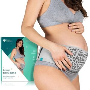 Koala Babycare Maternity Belly Bands for Pregnant Women One Size Fits All - Pregnancy Belly Band for Abdomen, Pelvic Pain, Waist and Back Support - Maternity Belt for all Stages of Pregnancy