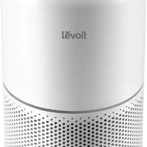 LEVOIT Air Purifier for Home Allergens Pet Hair in Bedroom, Covers Up to 1073 ft² by 56W High Torque Motor, AHAM VERIFIDE, 3-in-1 Filter with HEPA Sleep Mode, Remove Dust Smoke Odor, Core300-P, White