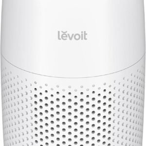 LEVOIT Air Purifiers for Bedroom Home Dorm, AHAM Verified, 3-in-1 Filter Cleaner With Aroma Pad, Filters Smoke, Allergens, Pet Dander, Odor, Dust, Office, Desktop, Core Mini-P, White