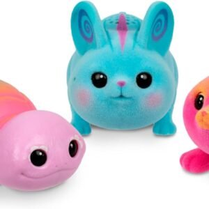 Little Live Pets NeeDees Candy Series Pack of 3, Plush Interactive Toys Collection, 50+ Sounds and Reactions, Wearable Interactive Kids Toys