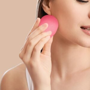 Makeup Sponge with Storage Box Dry and Wet Sponges Powders Puff Beauty Sponges for Cream Powders Dry and Wet Use Makeup Sponges Makeup Powders Puff Beauty Makeup Sponges with Box