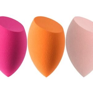 Makeup Sponges set for Dry & Wet Use - Foundation Blending Sponge for Concealer Blush Powder, Multi-color Blender Sponges (4pcs - Multi-colored A) (3pcs - Multi-colored A)
