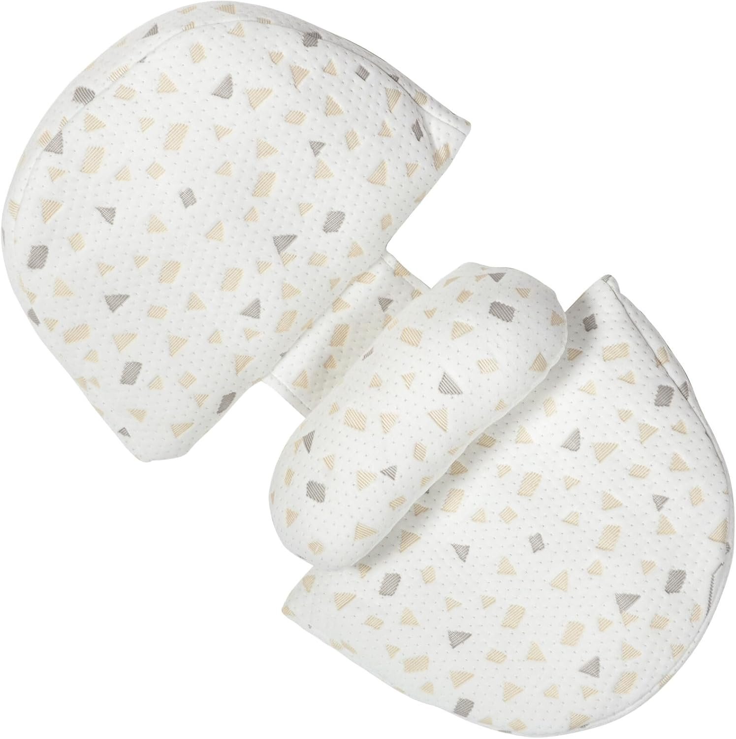 Maternity Caring Pillow Pregnancy Belly Pillow Adjustable U-Shaped Waist Lumbar Cushion for Pregnant Women with Removable Cover