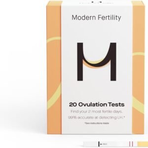 Modern Fertility Ovulation Test | Reliable at-Home Test Helps You Identify Fertile Days, Predict Ovulation, and Get in Sync with Your Cycle| 20 Test Strips