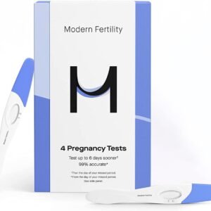 Modern Fertility Pregnancy Test | High-Sensitivity at-Home Test is 99% Accurate and Can Be Used 6 Days Before Your Missed Period| Includes 4 Tests