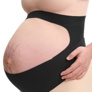 Momcozy Ergonomic Maternity Belly Band – Comfortable & Invisible Support for Back, Abdomen, and Waist