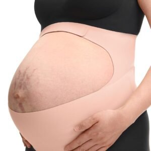 Momcozy Pregnancy Belly Band, CozySupport Ergonest Maternity Belly Band, Invisible Pregnancy Belt for Back, Abdomen, Waist