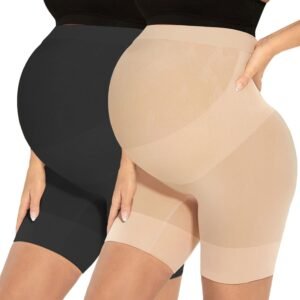 Narcissus Bump Proud Seamless Maternity Shapewear, Mid-Thigh Underwear - Maternity Dress for Baby Shower