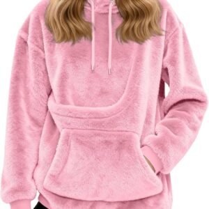 Oversized Hoodedsweatshirt With Pet Pocket For Dogs And Cats | Casual Everyday Women'