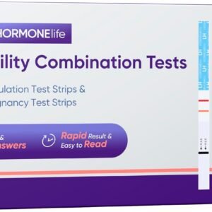 Ovulation Test Strips and Pregnancy Test Strips Kit – Accurate LH & HCG Tests for Fertility Tracking and Early Detection (50hCG + 100LH)