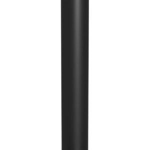 Paper Towel Holder Countertop, Black Paper Towel Holder with Weighted Base Non Slip, Standing Paper Towel Roll Holder for Kitchen Bathroom, Easy One-Handed Operation, Stainles Steel (Matte Black)