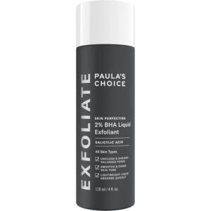 Paula's Choice SKIN PERFECTING 2% BHA Liquid Exfoliant with Salicylic Acid, Facial Polish for Enlarged Pores, Wrinkles & Fine Lines, Suitable for Blackhead-Prone Skin, Fragrance-Free