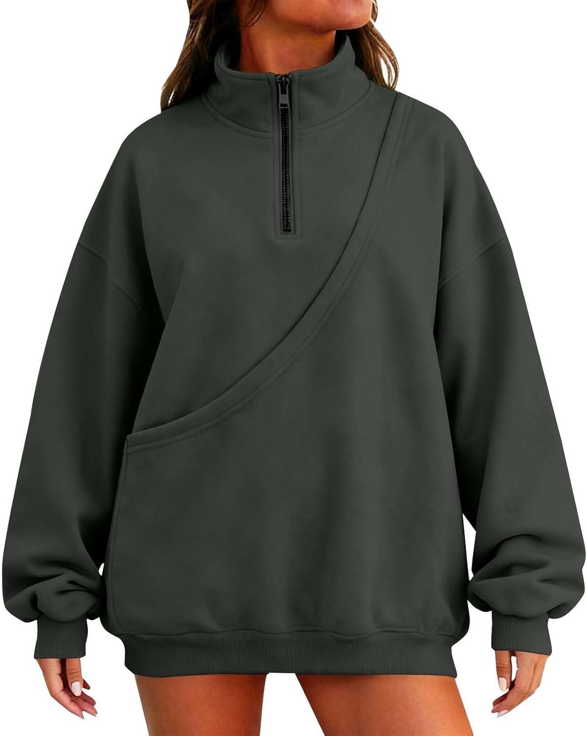 Pet Care High Neck Quarter Zip Jacket Men and Women Sports Leisure Sweatshirt Puppy Animal Carriers Pullover - Image 2