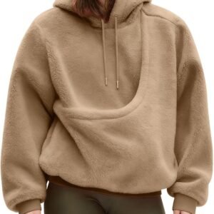 Pet Care Hoodie for Women – Fleece Pet Carrier Hoodie with Pouch for Dog and Cat, Hands-Free Pet Carrier Sweatshirt