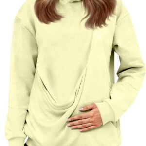 Pet Care Sweatshirt for Men Women Hoodie Kangaroo Pocket Cat Pouch Sweatshirts Dog Carrier Pullover Animal Holder Tops