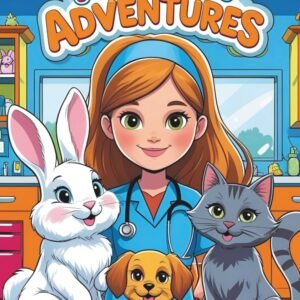 Pet Vet Adventures: A Coloring Book About Helping Animals: Discover, Care, and Color Your Way Through the Animal Clinic (Coloring books for kids)