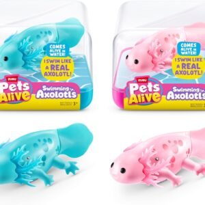 Pets Alive Robo Axolotl Swimming, Electronic Pet Toy (2 Pack) by ZURU