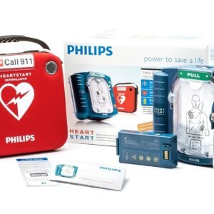 Philips HeartStart Home AED Defibrillator with Training Pads Cartridge, M5068A-C02