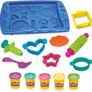 Play-Doh Kitchen Creations Cookie Creations Playset, Kids Arts & Crafts Set, Preschool Play Food Toys, Easter Gifts for Girls & Boys, Ages 3+ (Amazon Exclusive)