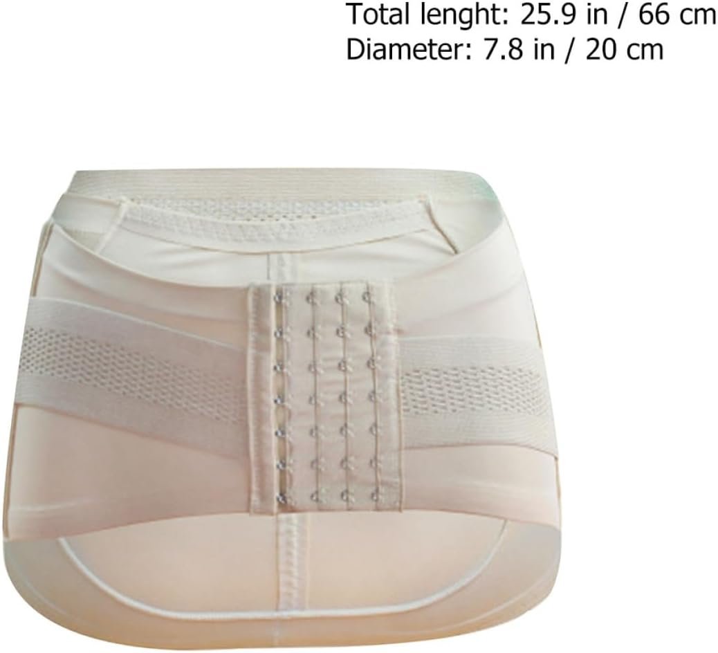 Postpartum Abdominal Belt Pelvic Correction Female Abdominal Band Slimming Bellyband Beige M Waist Cincher for Postpartum Support and Waist Shaping - Image 2