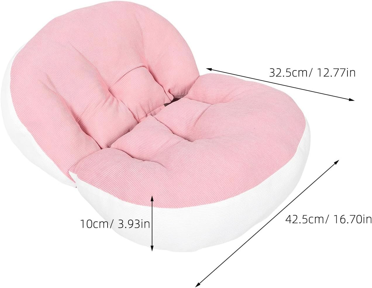 Pregnancy Pillow for Women U Shaped Maternity Belly Support Pillow Side Sleeping Soft Pink Comfort for Pregnant Moms - Image 2