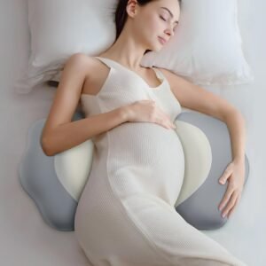 Pregnancy Pillows for Sleeping, Memory Foam Maternity Pillow Support for Back Belly HIPS, Adjustable Travel Wedge Pillow for Pregnant Women, Side Sleeping Pregnant Pillows with Cooling Pillowcase