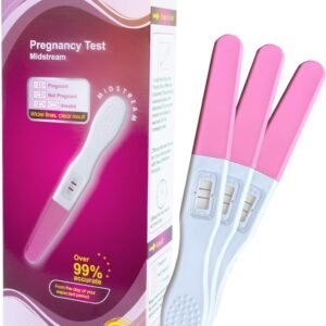 Pregnancy Test Midstream hCG Pregnancy Test Strips Kit, Early Home Detection, Rapid & Easy, Clear Result, Over 99% Accuracy, Individually Wrapped (3 Tests)