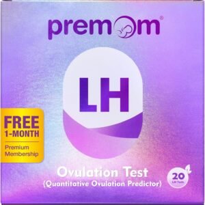 Premom Quantitative Ovulation Test Strips, Ovulation Predictor Kit with Smart Digital Ovulation Reader APP, Numerical Ovulation Tests, 20 LH Test