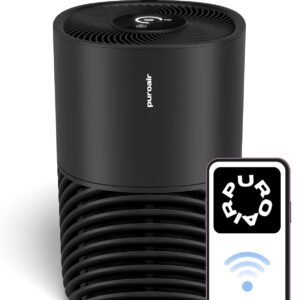 PuroAir 130i HEPA Air Purifiers for Home Pets - Covers Up To 600 Sq Ft - Filters Up To 99.9% of Pollutants, Smoke, Pollen, Dust - Quiet HEPA Air Filter - Air Purifiers for Bedroom