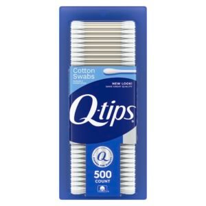 Q-tips Cotton Swabs, Original, For Home, First Aid and Beauty, 100% Cotton, 500 Count