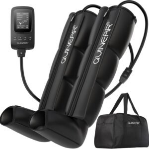 QUINEAR Air Compression Recovery System, Professional Sequential Device for Massage Therapy, Foot and Leg Recovery Boots to Improve Circulation for Athletes, FSA-HSA Eligible (Medium)