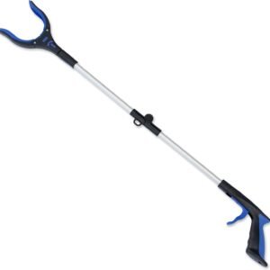 RMS 34 Inch Extra Long Reacher Grabber - Foldable Gripper and Reaching Tool with Rotating Jaw