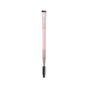 Real Techniques Dual-Ended Brow Brush, For Shaping & Filling Eyebrows, Travel-Friendly Spoolie & Liner Brush, Blend Natural, Full, or Laminated Brows, Luxury Applicator, Vegan, 1 Count