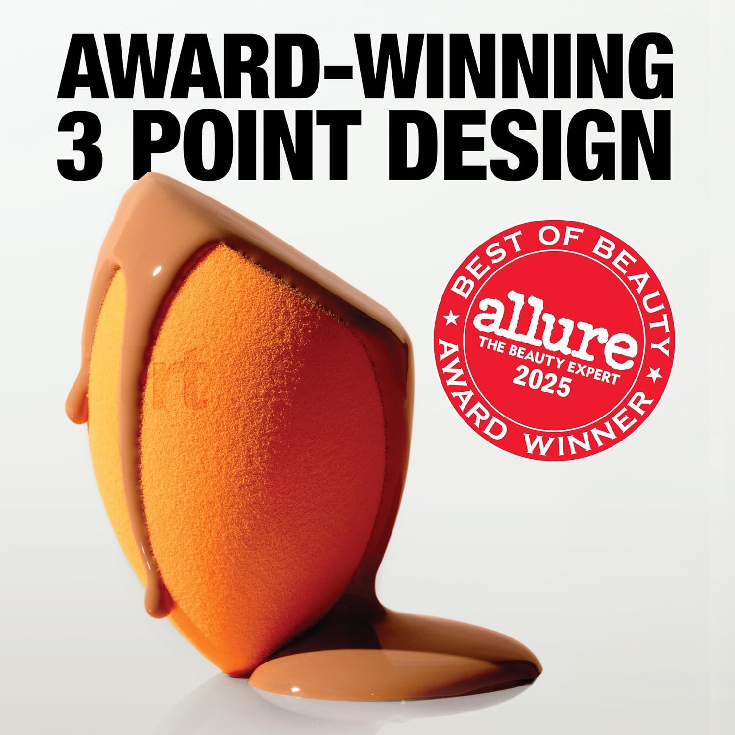 Real Techniques Miracle Complexion Sponge, Beauty Sponge For Makeup Blending & Foundation Application, Full Coverage, Streak-Free Professional Makeup Tool, Cruelty Free, Vegan, Latex Free, 2 Count - Image 2