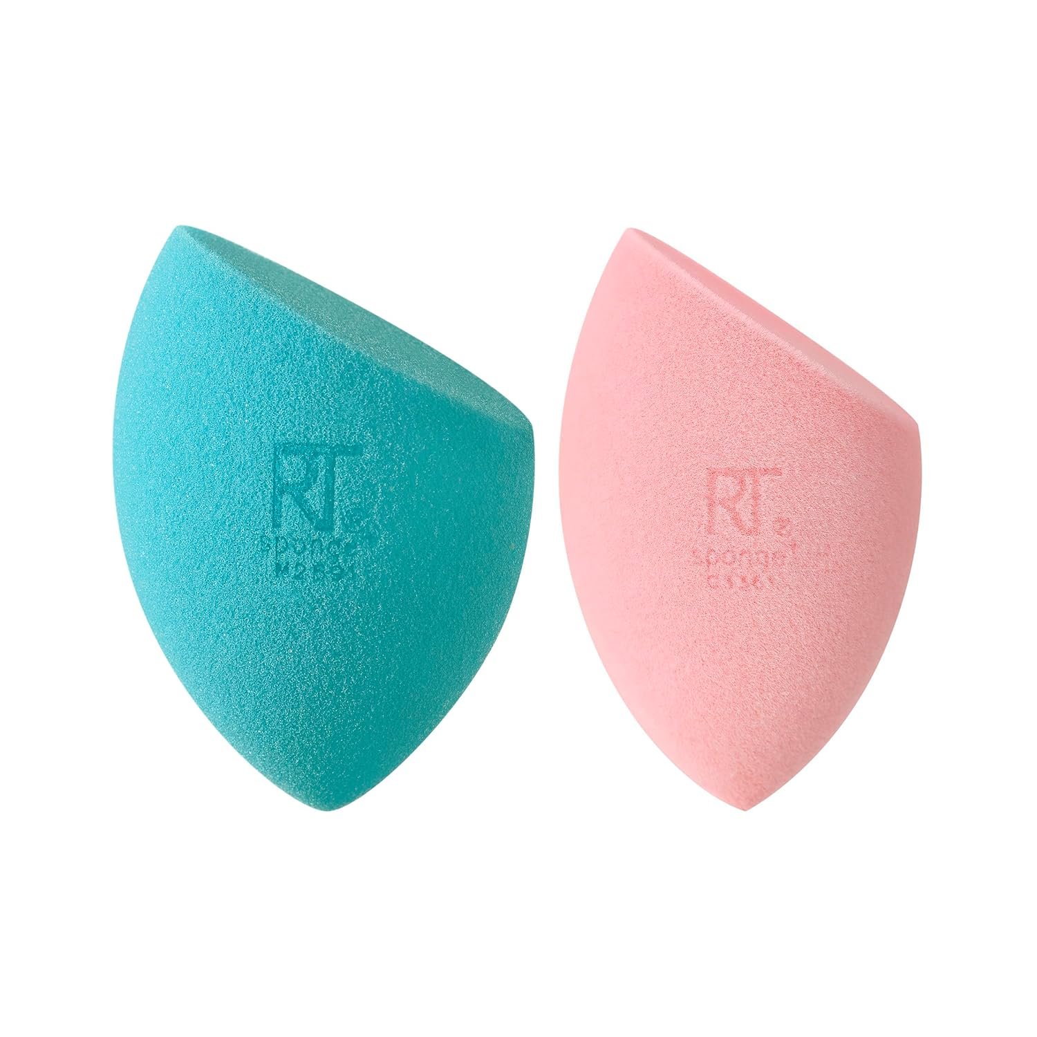 Real Techniques Miracle Mattifying Makeup Sponge Duo, Matte Finish, Cloud Skin, Full Coverage Foundation & Powder Makeup Blending Sponges for Oily Skin, Cruelty & Latex-Free Foam, 2 Count - Image 2