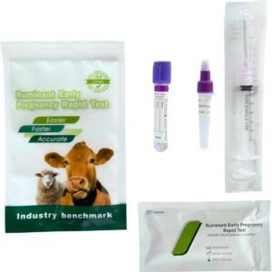 Ruminant Kit for Cattle, Single Use, Whole Blood/Serum/Plasma, Fast 20-Minute Results, 99.5% Accuracy, Effective from 28 Days (1)